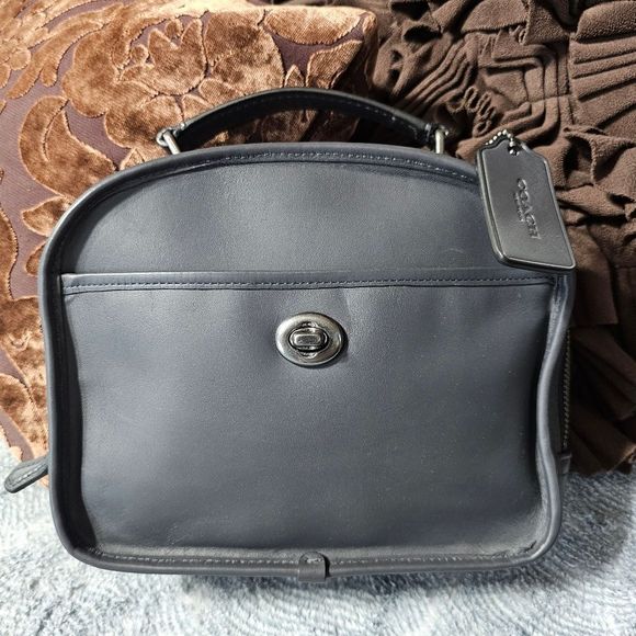 Coach Handbags - Coach Lunchbox Satchel Crossbody Purse with Top Handle, Vintage Archive Revival